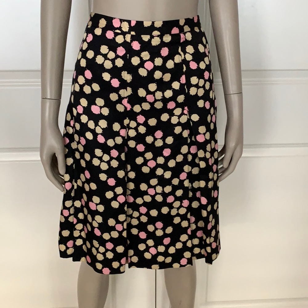 J. Crew 100% Silk Lined Fit and Flare Skirt